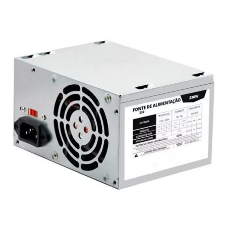 Fonte ATX 20/24 Pinos 230W Real 66703 c/ cabo TCN