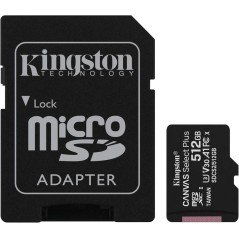 Cartão De Memória Micro SD 512GB Canvas Class 10 + Adaptador SD Kingston