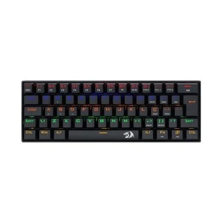 Teclado Mecânico Gamer Redragon Lakshmi LED Switch MK II K606R Preto/ Azul