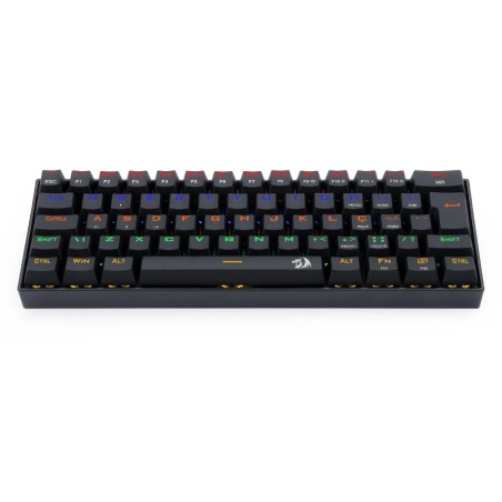 Teclado Mecânico Gamer Redragon Lakshmi LED Switch MK II K606R Preto/ Vermelho