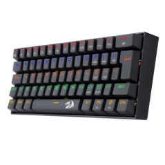 Teclado Mecânico Gamer Redragon Lakshmi LED Switch MK II K606R Preto/ Vermelho