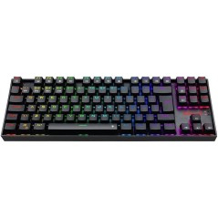 Teclado Mecânico Gamer Redragon LED Switch Marrom K552-2  Preto