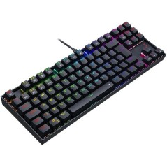 Teclado Mecânico Gamer Redragon LED Switch Marrom K552-2  Preto