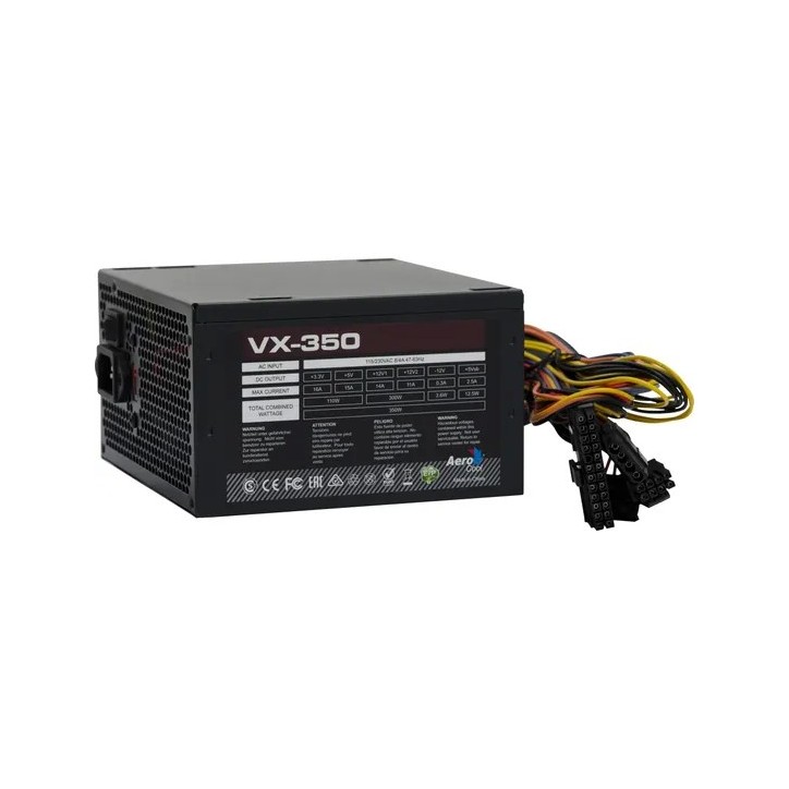 Fonte ATX 20/24 Pinos 350w Potencia Real VX-350 Stealth Aerocool s/ Cabo