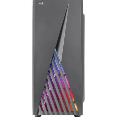Gabinete Gamer Delta RGB Preto Lateral Vidro S/Fonte Aerocool