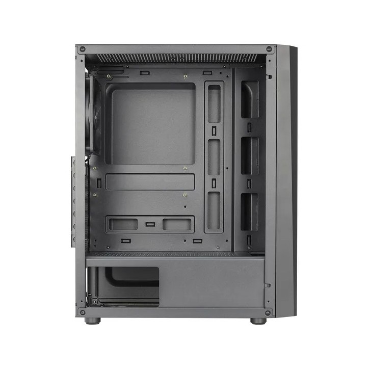 Gabinete Gamer Delta RGB Preto Lateral Vidro S/Fonte Aerocool