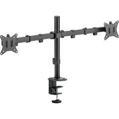 Suporte Articulado Para Dois Monitores 17"-32" FK 445S Preto Fortrek
