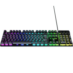 Teclado USB Gamer Fearless 100 Fullsized Preto Fortrek