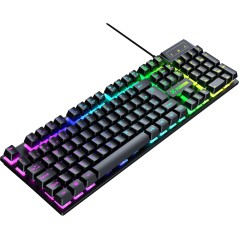 Teclado USB Gamer Fearless 100 Fullsized Preto Fortrek