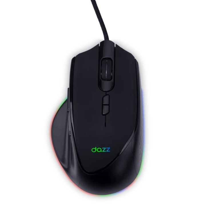 Mouse USB Optico Gamer Colossus 12000 Dpi Preto 62000090 Dazz