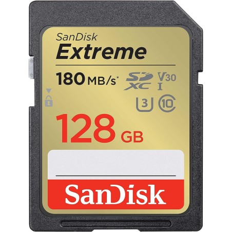 Cartão De Memória SD 128GB Extreme PRO Class 10 SDSDXXY-128G-GN4IN Sandisk