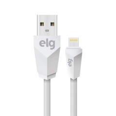 Cabo USB X 8pin Lightning Para iPhone 2m Branco L820 Elg