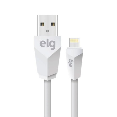 Cabo USB X 8pin Lightning Para iPhone 2m Branco L820 Elg