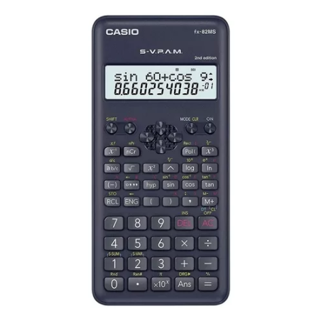 Calculadora Científica 240 Funções Preta FX82MS2S4DH Casio