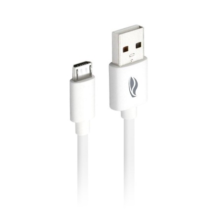 Cabo USB x Micro-USB Para Smartphone e Tablets (2,0m) Branco CB-M20WH C3 Tech