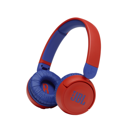 Headphone Bluetooth Com Microfone Dobrável Azul/Vermelho JBLJR310BTRED JBL