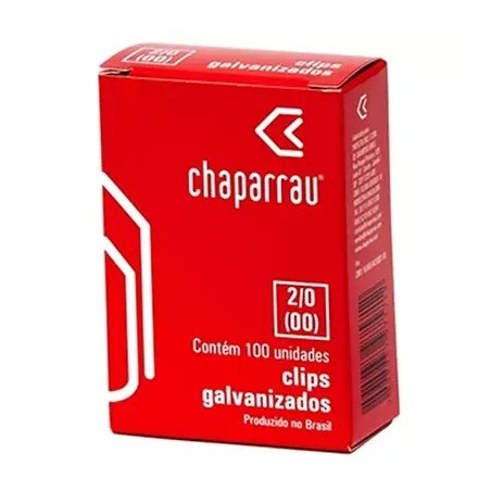 Clips Nr.2/0 Galvanizado c/100 Un Chaparrau
