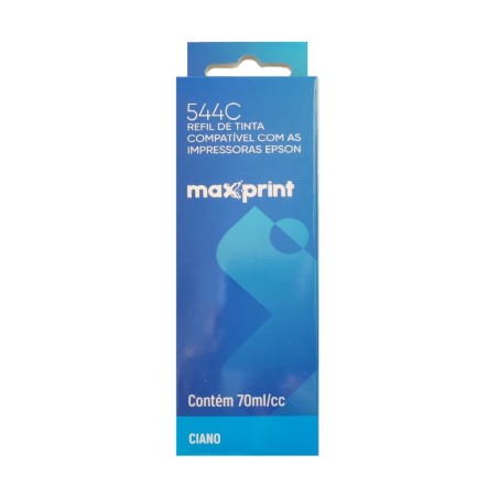 Cartucho Refil Maxprint 544 70ml T544220 Ciano 61000002 (L3110/L3150)