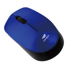 Mouse USB Optico Sem fio Wireless Preto/Azul M-W17BL (N) C3 Plus