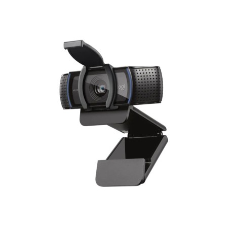 Webcam 1080p Full HD Pro Com Microfone Preta C920S Logitech