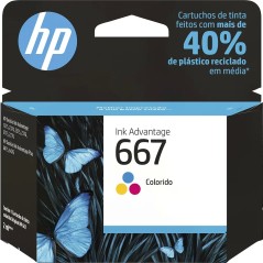Cartucho HP 667 Colorido 2 ml (N) 3YM78AL
