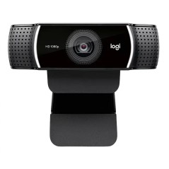 Webcam 1080p Full HD Pro Com Microfone e Com Mine Tripe Preta C922 Logitech