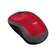Mouse USB Optico Sem Fio Wireless Vermelho M185 Logitech