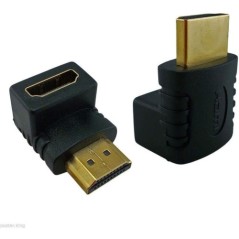 Adaptador HDMI-M x HDMI-F 90º 873 BR Cabo