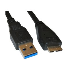 Cabo USB 3.0 Para HD Micro-B (1,0 m) 2808 BR Cabo