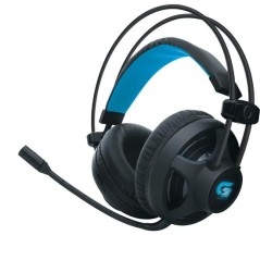 Headphone Com Microfone Gamer H2 P2 + USB Preto e Azul Fortrek